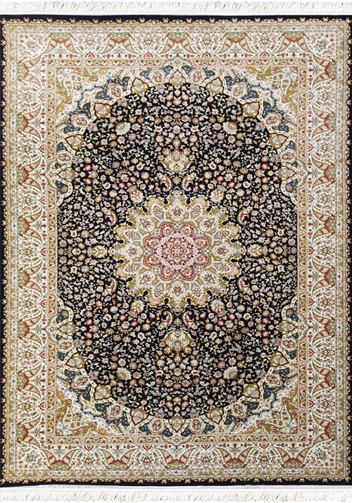 Tabriz 061, Navy Rug