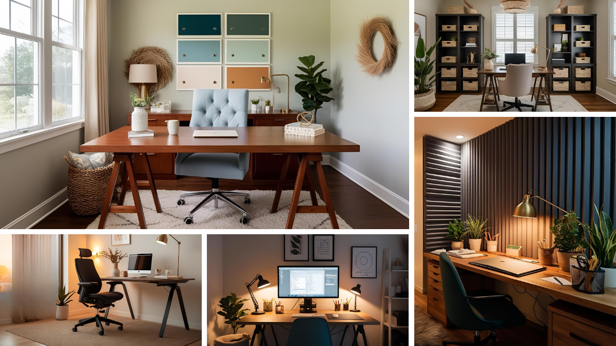 5 Home Office Design Tips for a Cozy & Productive Workspace